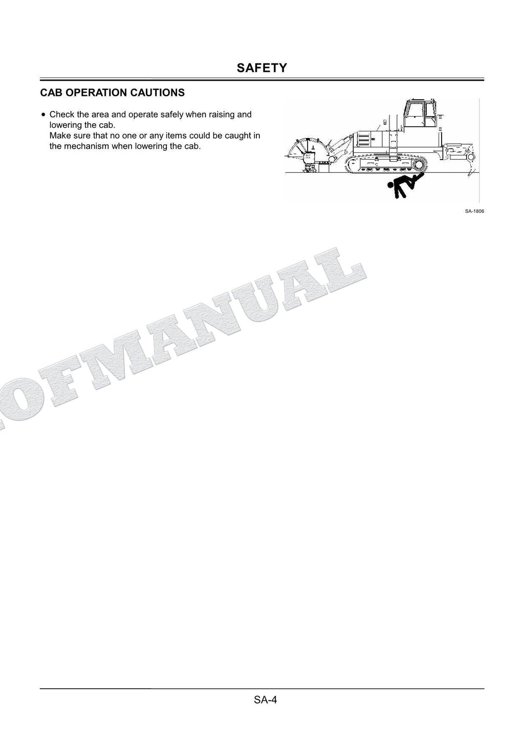 HITACHI FV30 Land Mine Remover Repair Service Manual