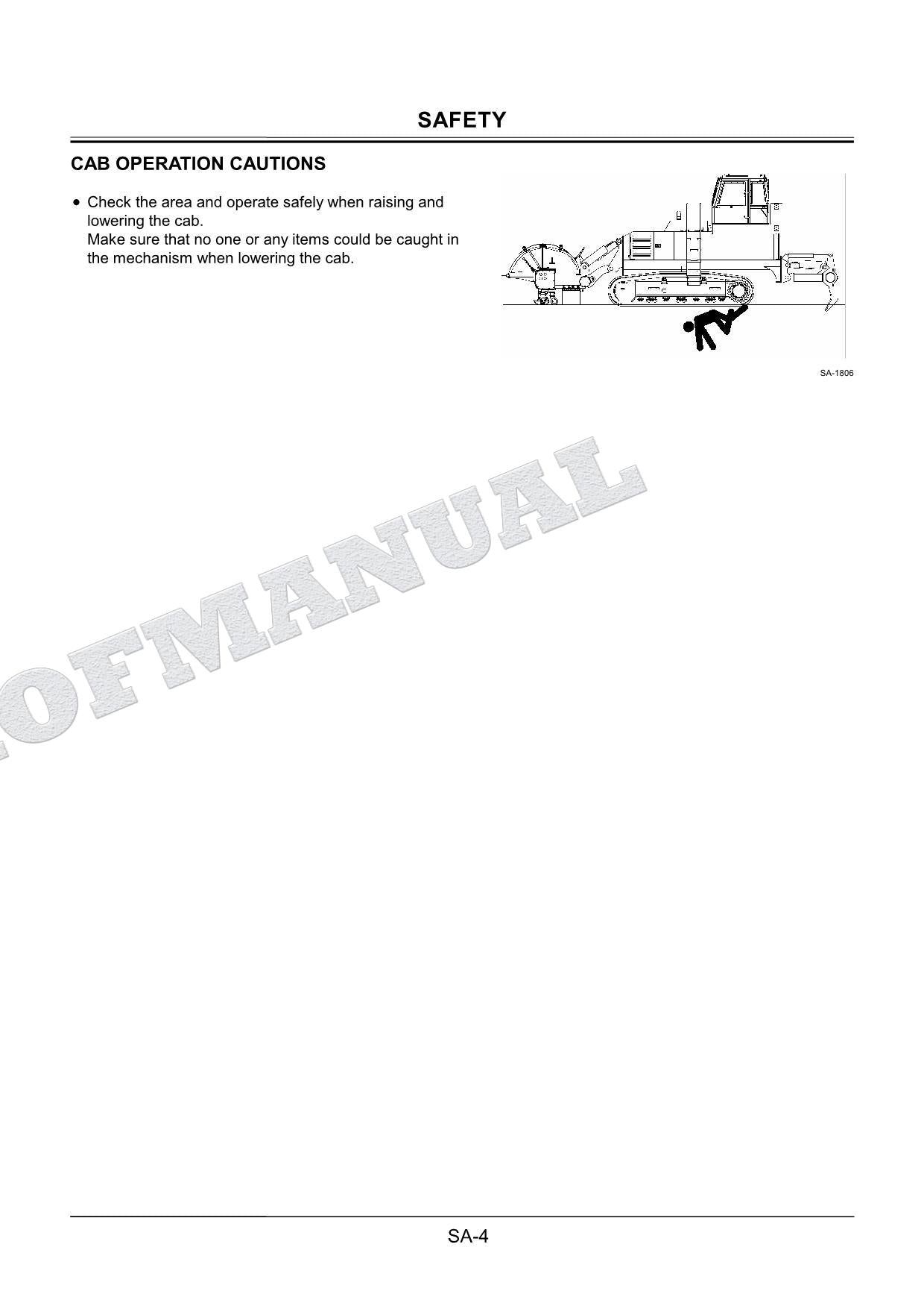 HITACHI FV30 Land Mine Remover Repair Service Manual
