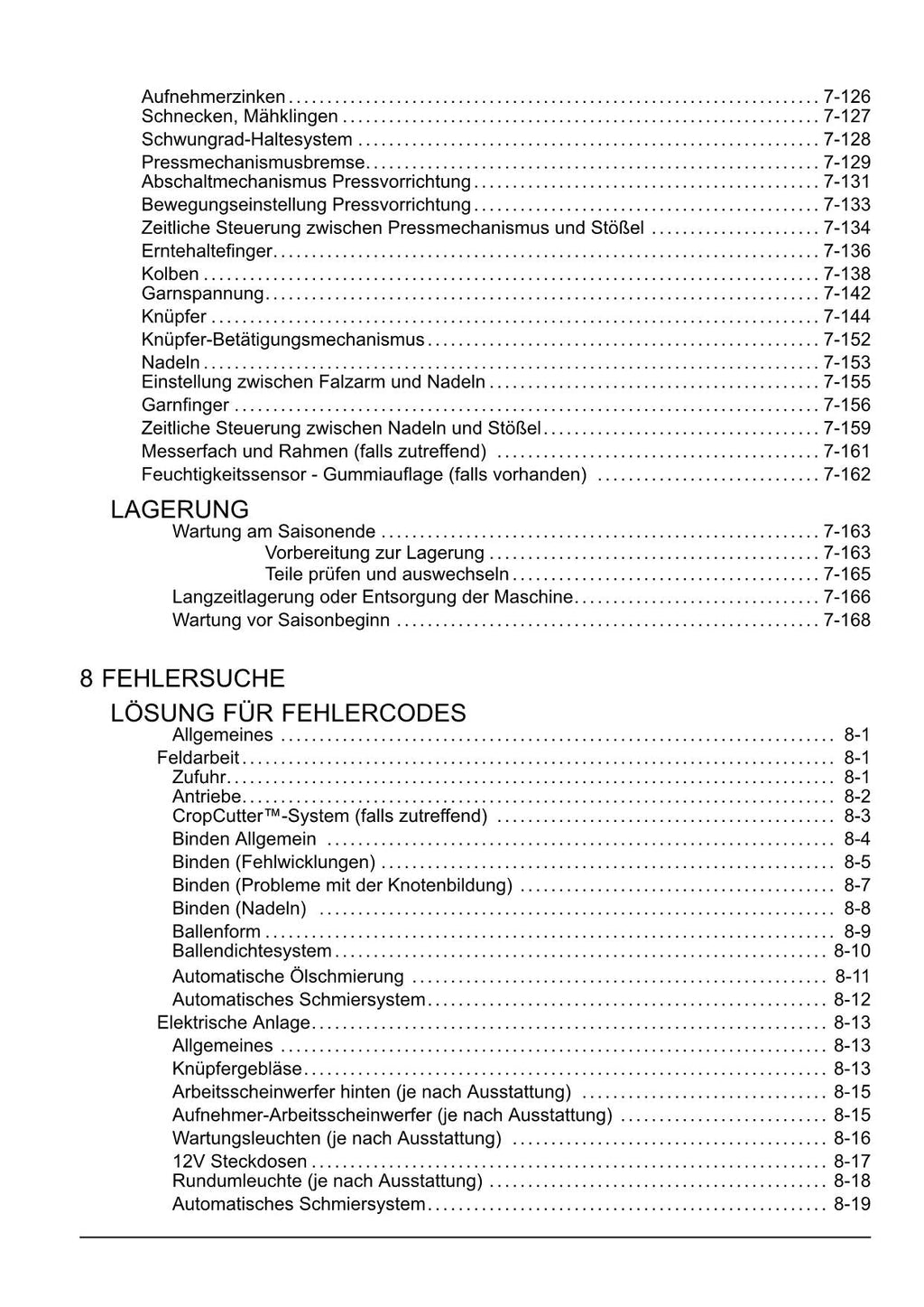 New Holland BigBaler 1290 High Density Betriebsanleitung