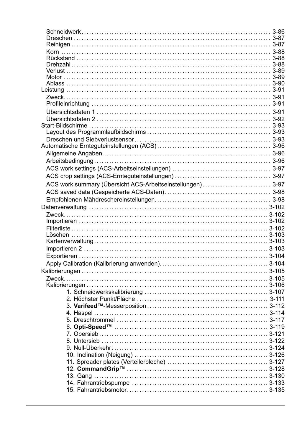 New Holland CX5 90 Hillside Mähdrescher Betriebsanleitung