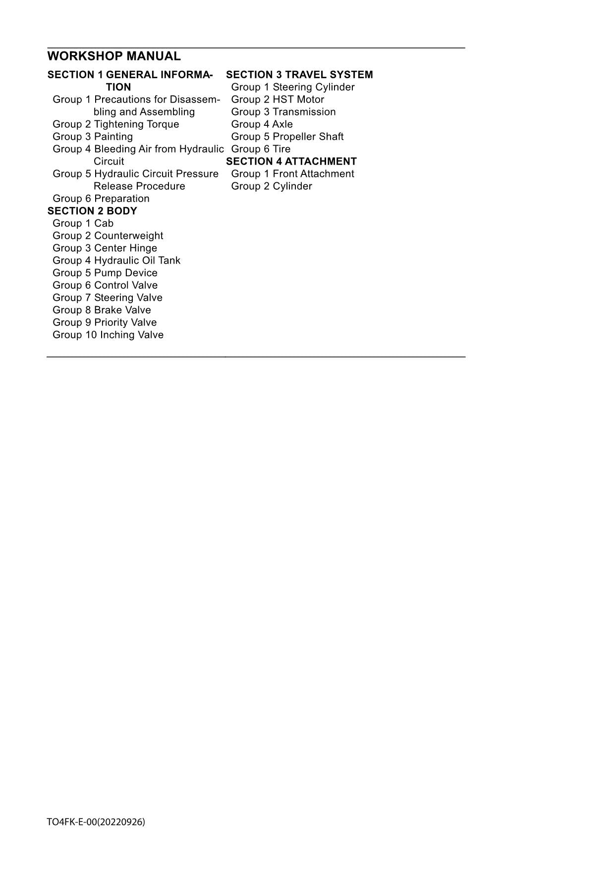 Hitachi ZW100-G ZW120-G Wheel Loader Technical Manual Operational Principle