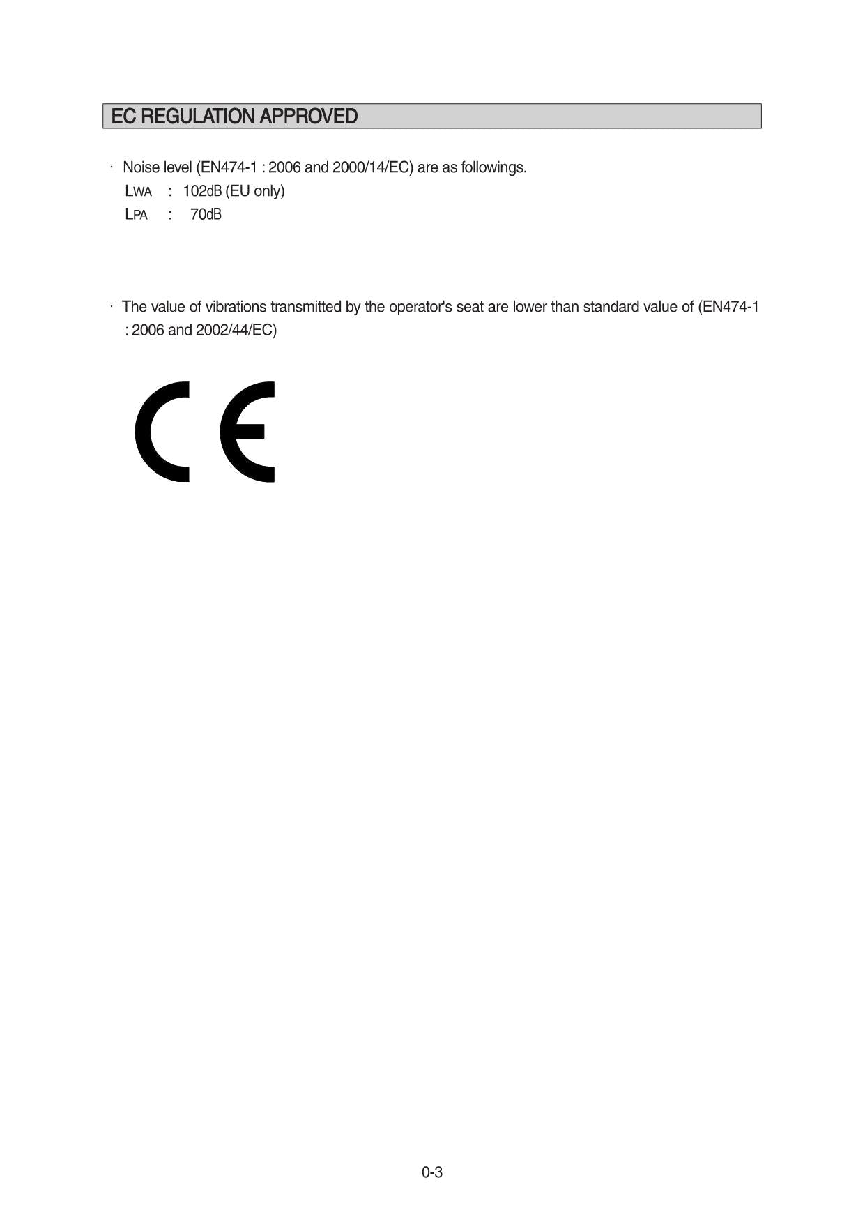 Hyundai HX235 LCR CRAWLER EXCAVATOR Operators Maintenance Manual