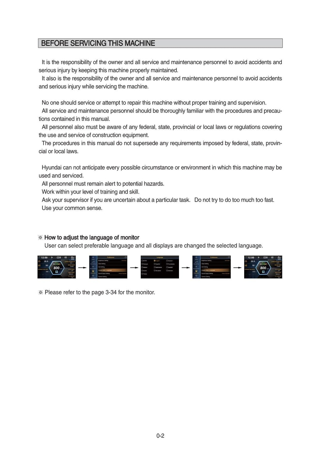 Hyundai HL970 T3 WHEEL LOADER Operators Maintenance Manual