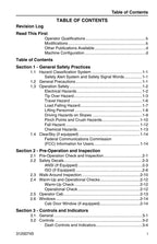 Manual del operador de mantenimiento y operación del manipulador telescópico JLG G10-55A G12-55A 31200745