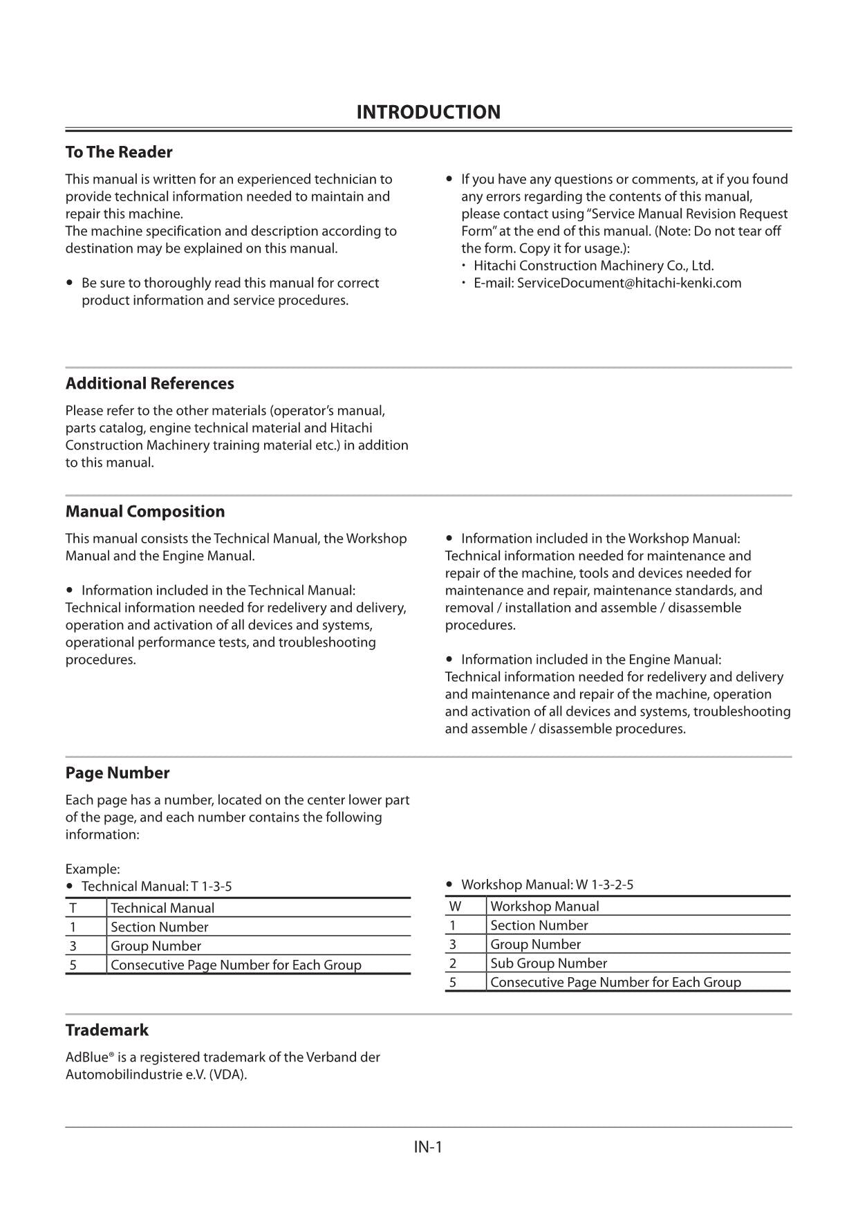 Hitachi ZW370-6 Wheel Loader Technical Manual Operational Principle