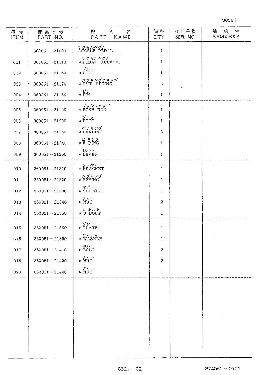 Hitachi FL365 Wheel Loader Equipment Component Parts Catalog Manual