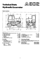 Liebherr A902 Excavator Operators manual serial 275