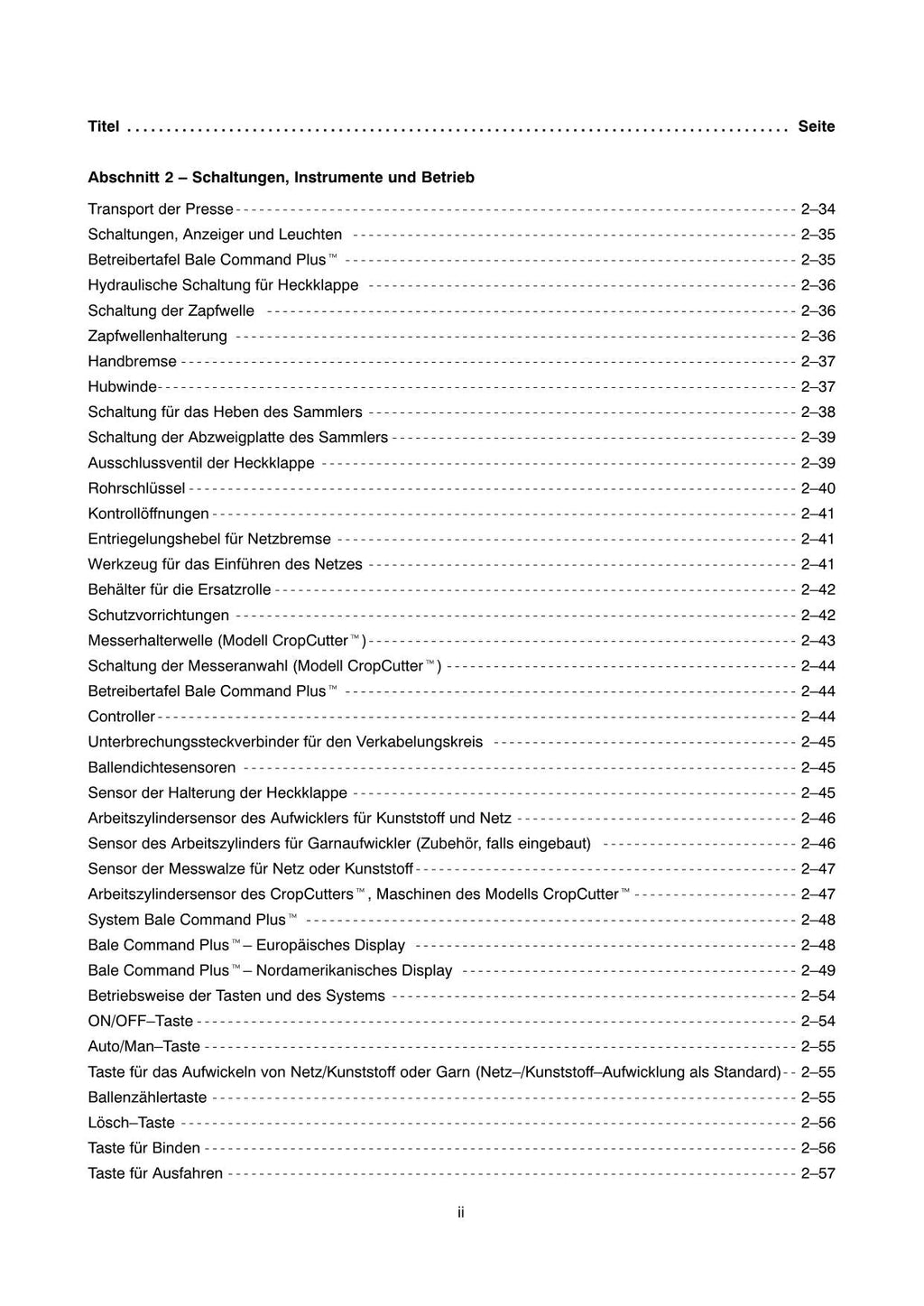 New Holland Roll Belt 548 Rundballenpresse Betriebsanleitung
