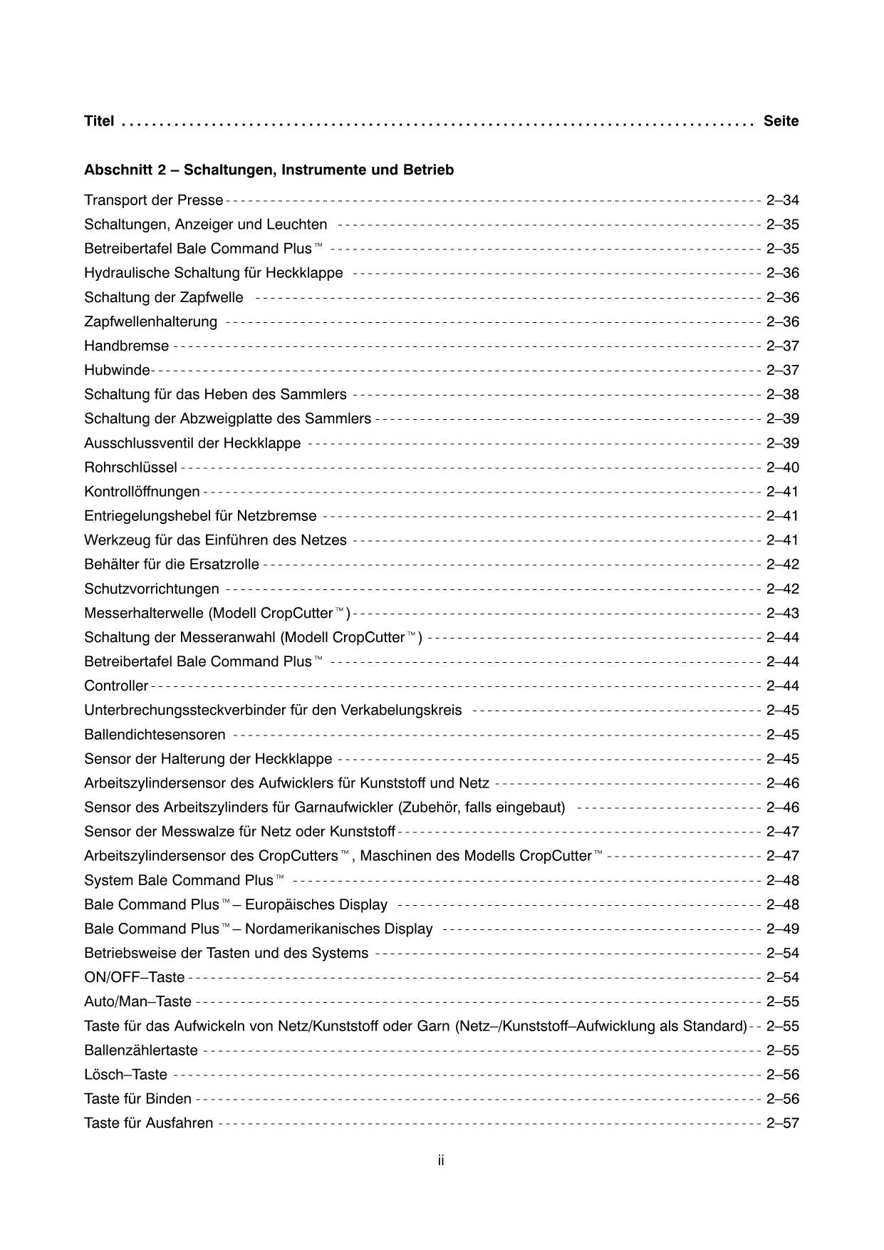 New Holland Roll Belt 548 Rundballenpresse Betriebsanleitung