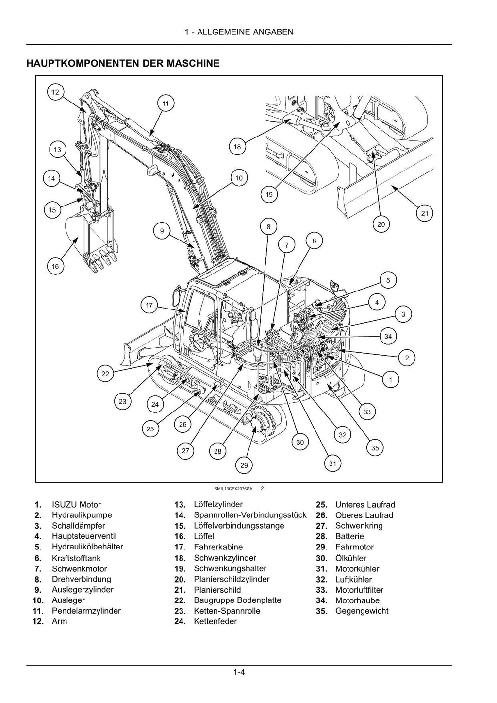 New Holland E85CMSR Bagger Betriebsanleitung