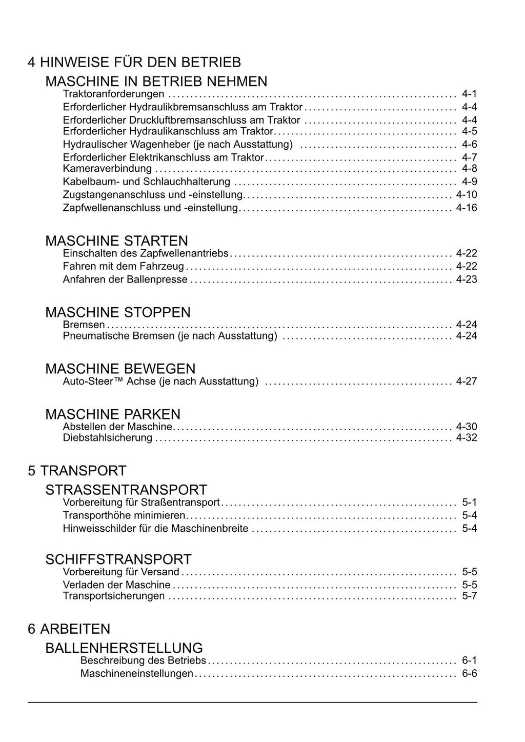 New Holland BigBaler 870 890 1270 PLUS 1290 Quaderballenpresse Betriebsanleitung