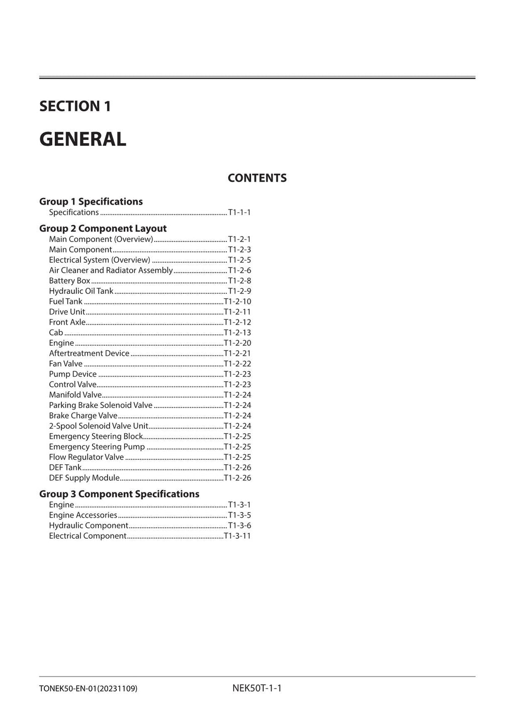 Hitachi ZW220-6 Wheel Loader Technical Manual Operational Principle