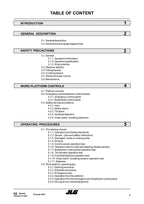 TOUCAN 910 Vertical Lift Maintenance Operation Operators Manual