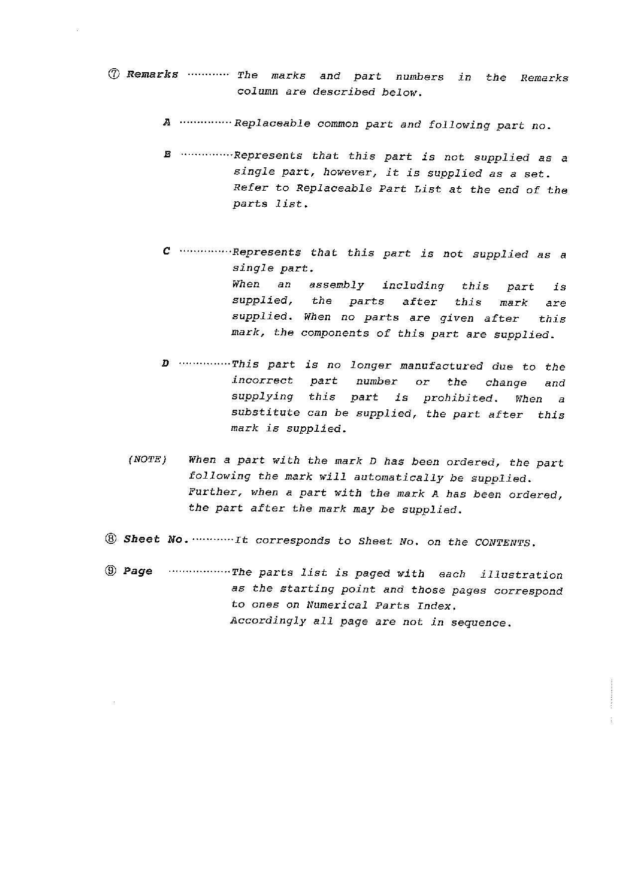 Furukawa FL310-1 Wheel Loader Parts Catalog Manual SN all