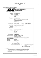 JLG X17J Compact Crawler Boom Maintenance Operation Operators Manual