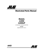 JLG 1100S 1100SJP Scissor Lift Parts Catalog Manual