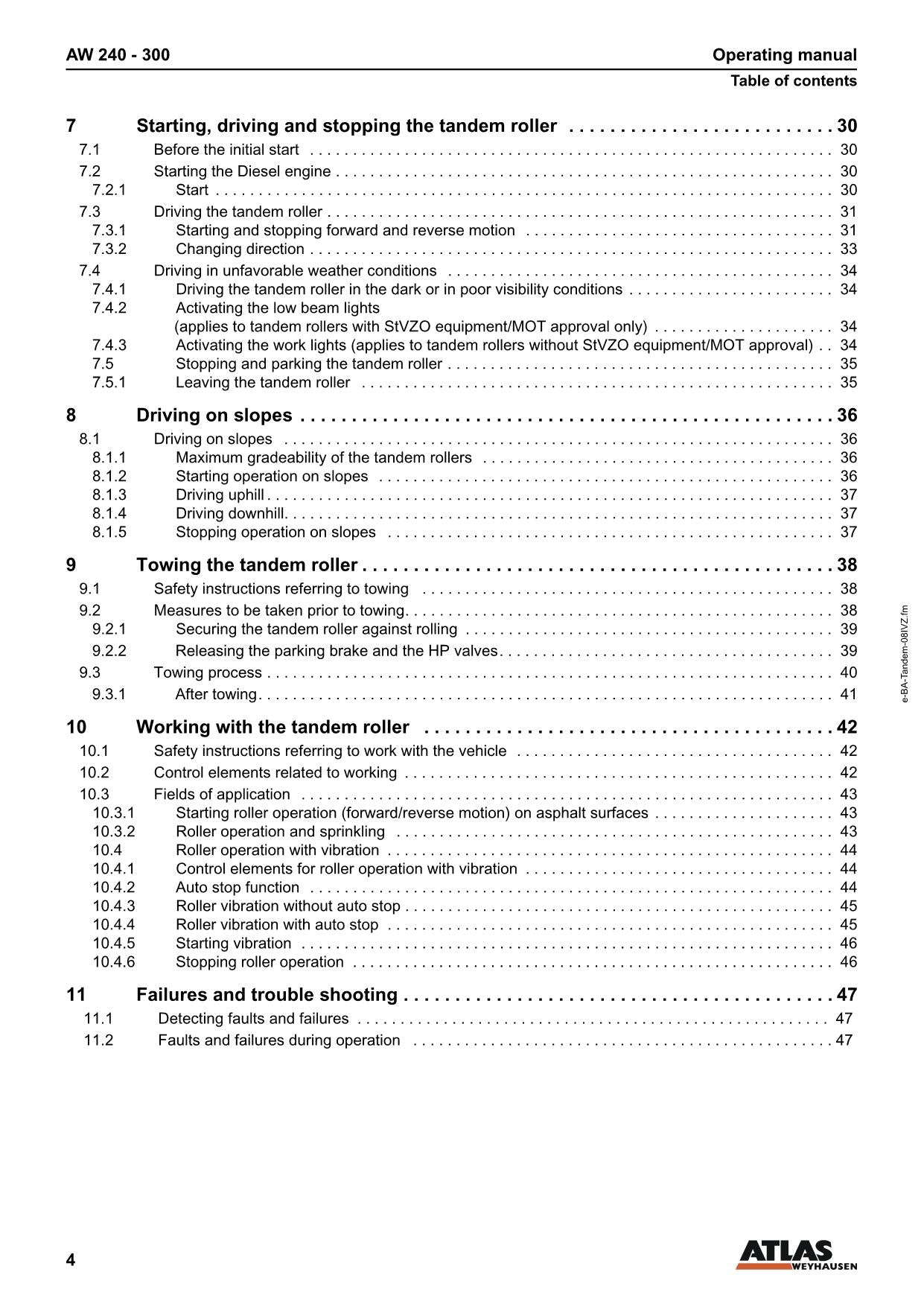Hyundai HR25 30T-9 ROAD ROLLER Operators Maintenance Manual