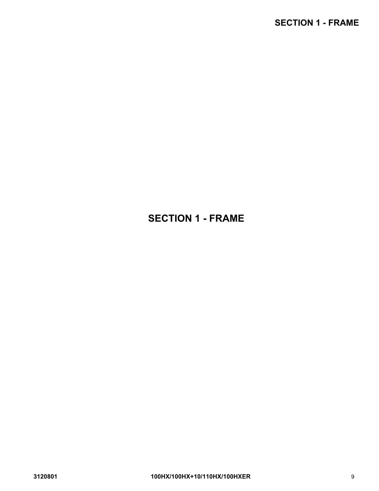 Manual del catálogo de piezas del elevador de pluma JLG 100HX 100HX+10 110HX