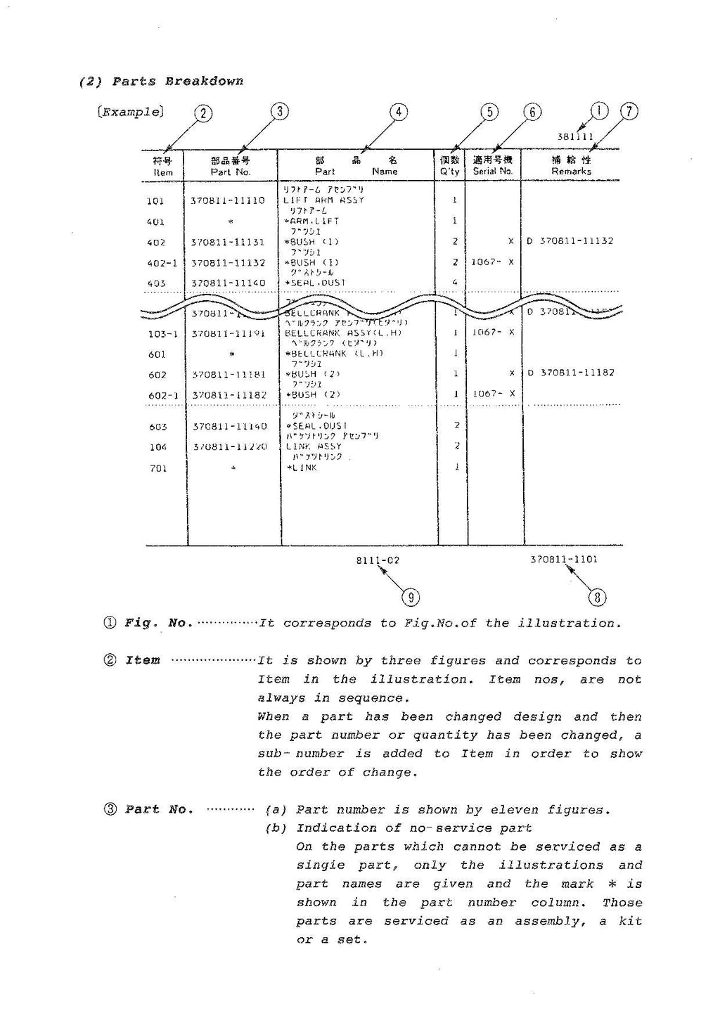 Hitachi LX20-2 Wheel Loader Parts Catalog Manual SN all