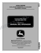 John Deere SN 4120 120101-610000 4320 130101-610000 Tractor Manual del Operador
