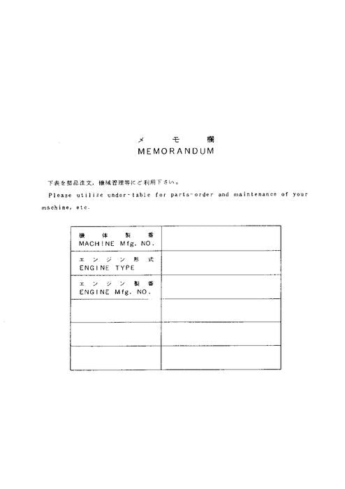 Manual del catálogo de piezas de la excavadora Hitachi EX40U P1B631