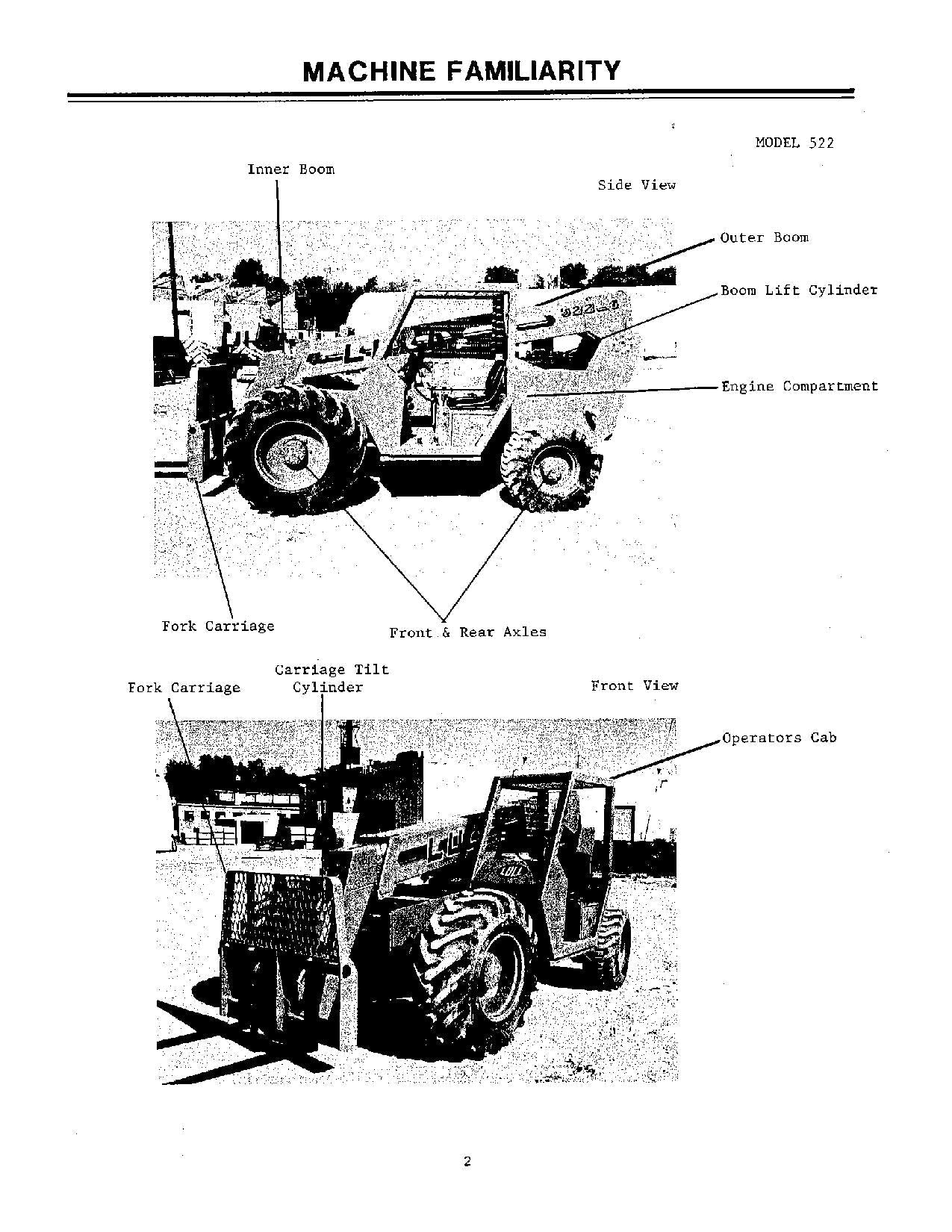 LULL 522 622 824 Telehandler Maintenance Operation Operators Manual