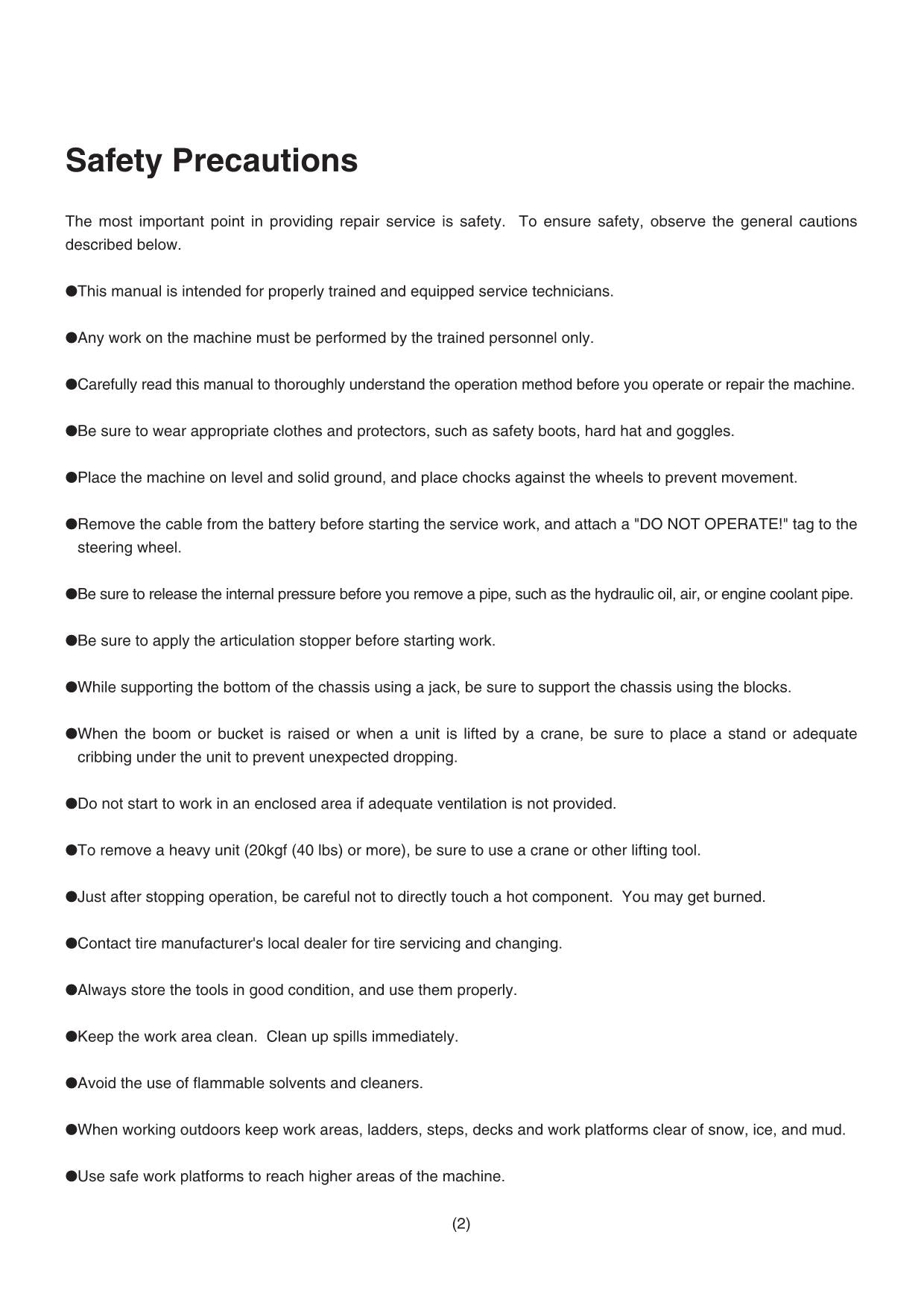 Hitachi ZW550-G Wheel Loader Technical Manual Troubleshooting +Schematics