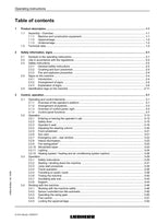 Liebherr A314 Litronic Excavator  Operators manual