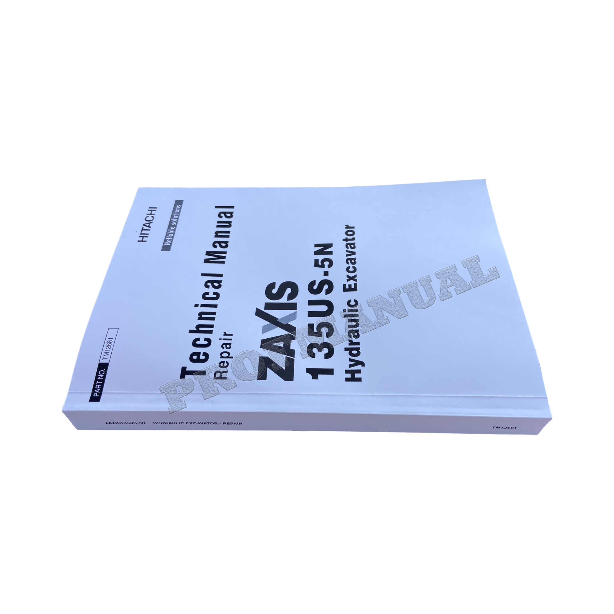 HITACHI ZAXIS 135US-5N EXCAVATOR REPAIR SERVICE MANUAL + !BONUS!