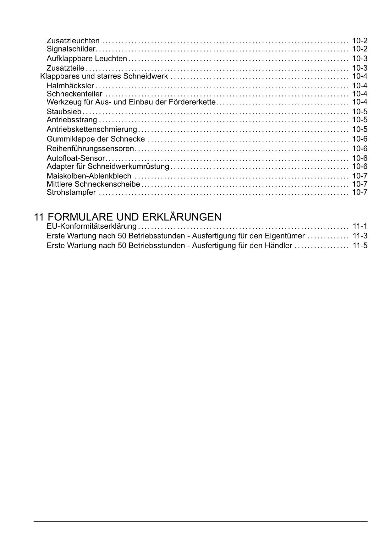 New Holland Starrer Einklappbarer Maispflückvorsatz Betriebsanleitung 6614