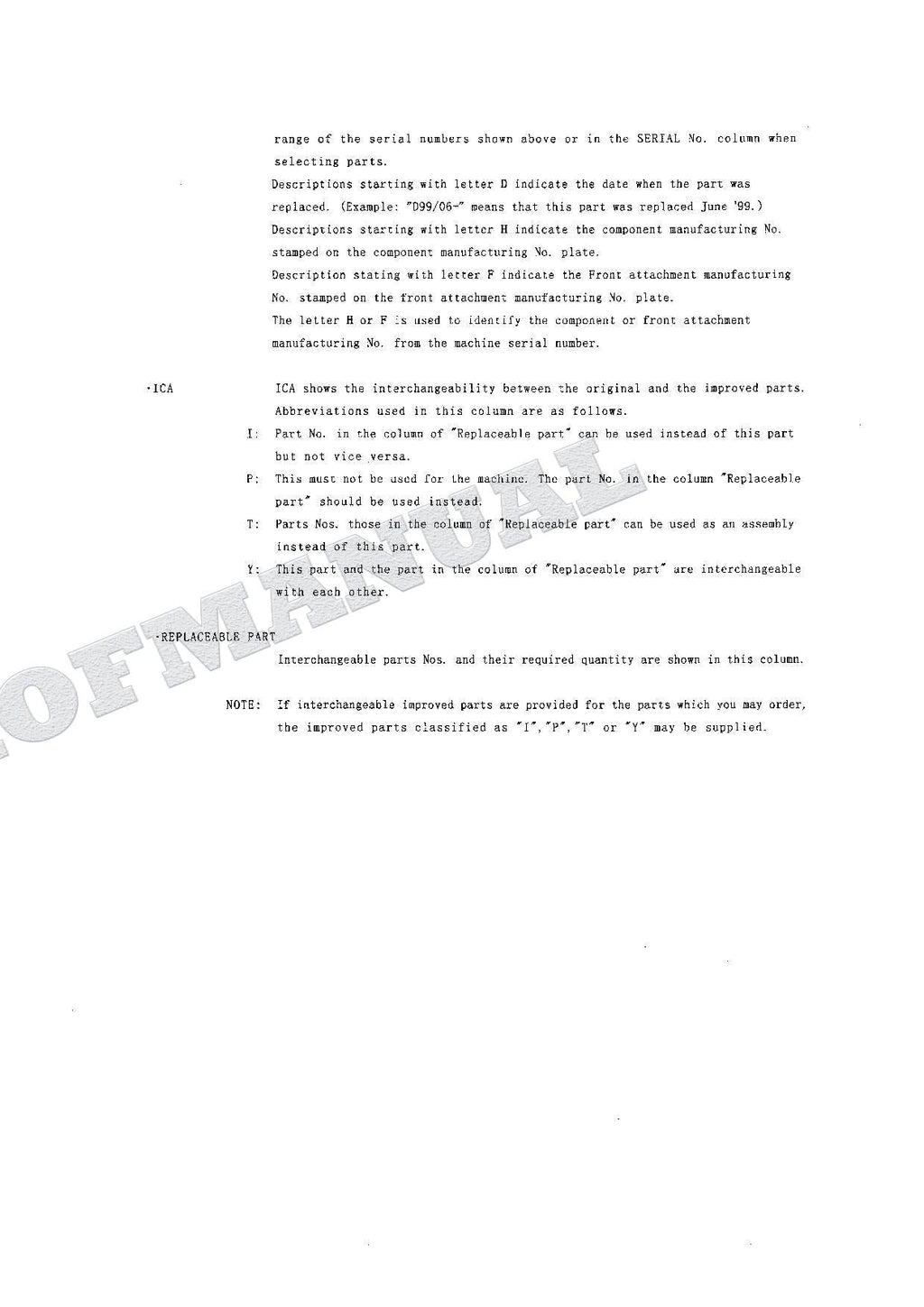HITACHI EX75UR-5 EX75US-5 Excavator Parts Catalog Manual