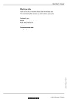 Liebherr A900 C ZW Litronic Excavator Operators manual serial 56996
