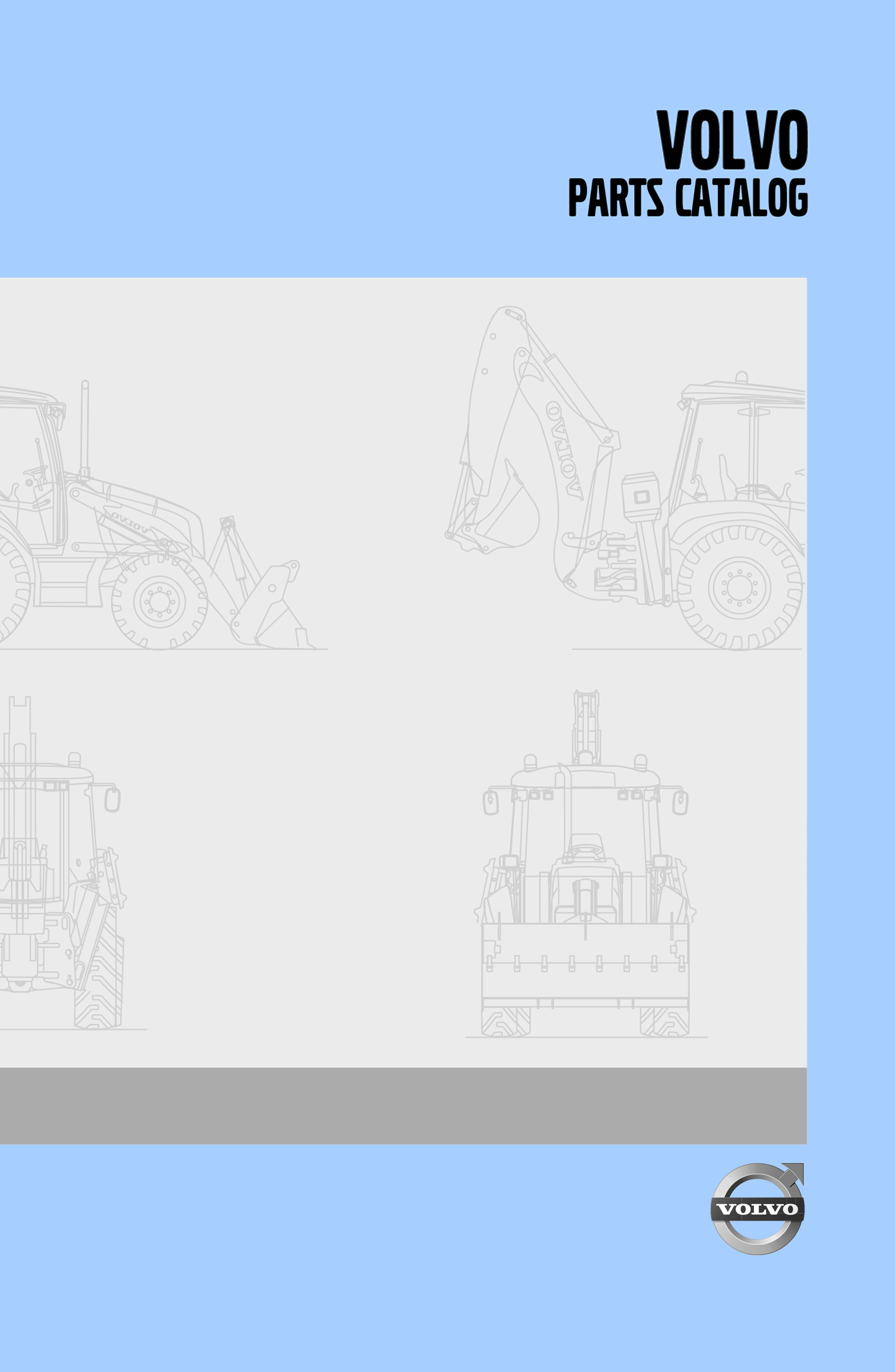 VOLVO EW160B Excavator Parts Catalog Hard Copy Manual
